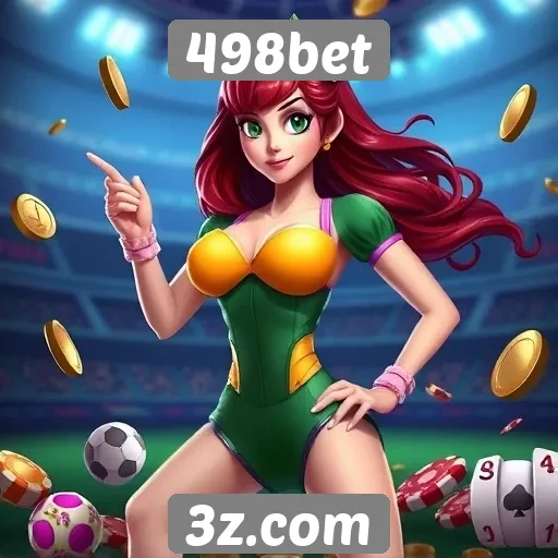 Publicidade e promoções atraentes da 498bet